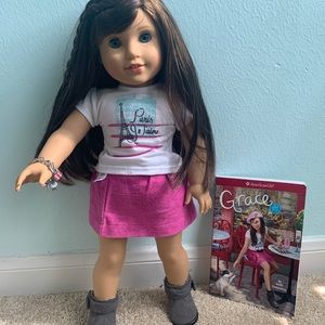 American Girl Doll Grace 2015 And Paperback Book